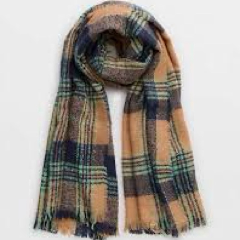 Aerie woven oversized blanket scarf